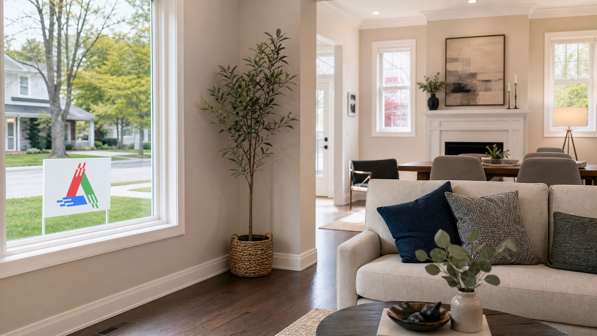 Freshly painted Toronto living room showing the quality result of knowing how to hire a painting contractor in Toronto